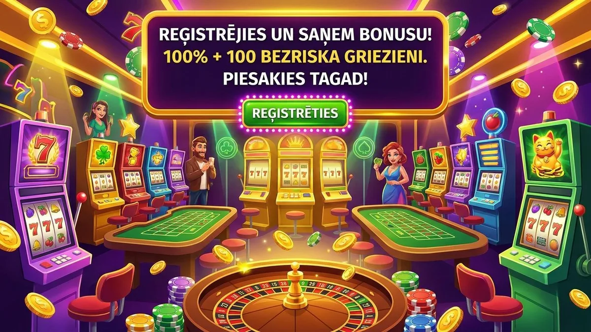 Reģistrācija ar bonusu